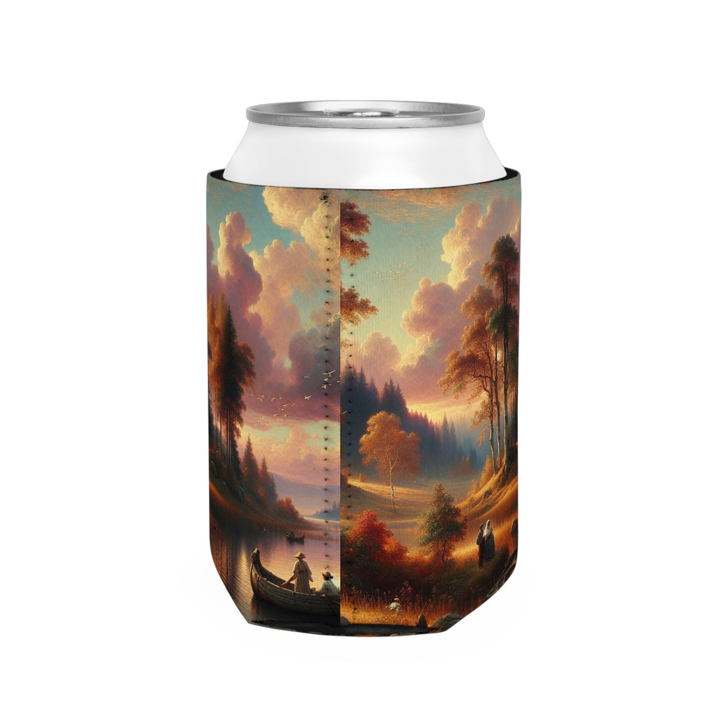 "Whispers of Love in the Enchanted Forest" - The Alien Can Cooler Sleeve Romanticism