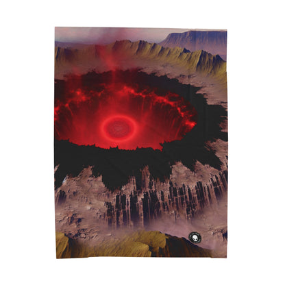 "Fallen Power: The Destruction of the Rings of Power" - The Alien Velveteen Plush Blanket