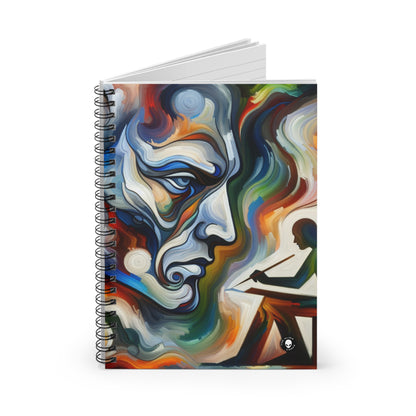 "Stirrings of the Soul" - The Alien Spiral Notebook (Ruled Line) Expressionism