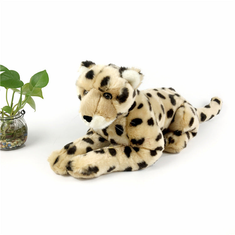 Simulation guépard panthère Jungle Animal en peluche enfants jouet maison canapé décor