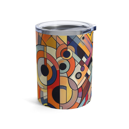 Caos y armonía: una danza visual - The Alien Tumbler 10oz Arte abstracto