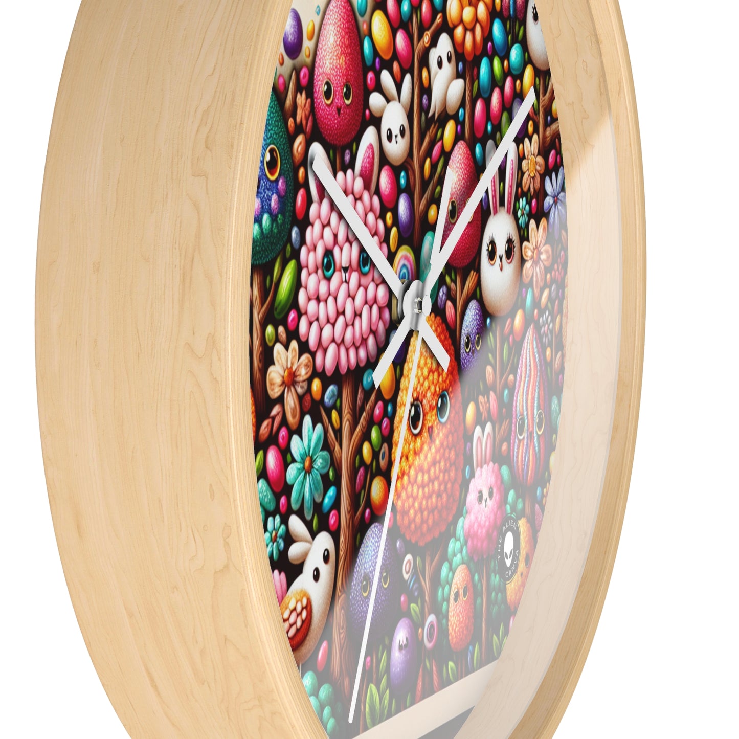 "Jellybean Forest Fantasy" - L'horloge murale extraterrestre