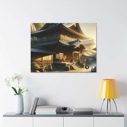 "Golden Hour Bliss: Paisaje de realismo fotográfico" - The Alien Canva Photographic Realism