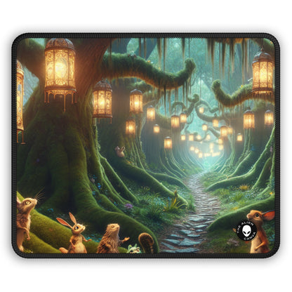 "Enchanted Forest Adventure" - The Alien Gaming Mouse Pad