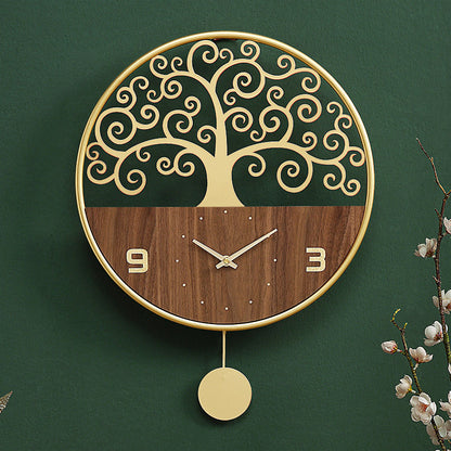 Salon Maison Boutique Mode Simple Art Horloge Murale