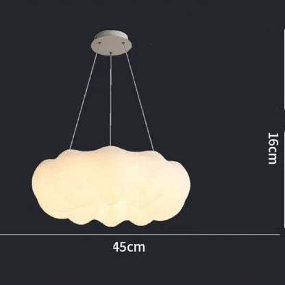 Nordic Modern Simple Bedroom Small Cloud Chandelier