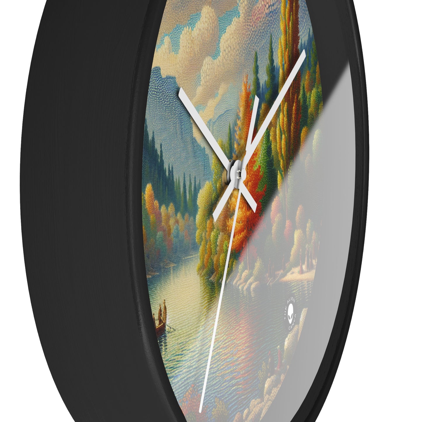 "Serenidad en puntos: un puntillismo en la playa" - The Alien Wall Clock Puntillismo