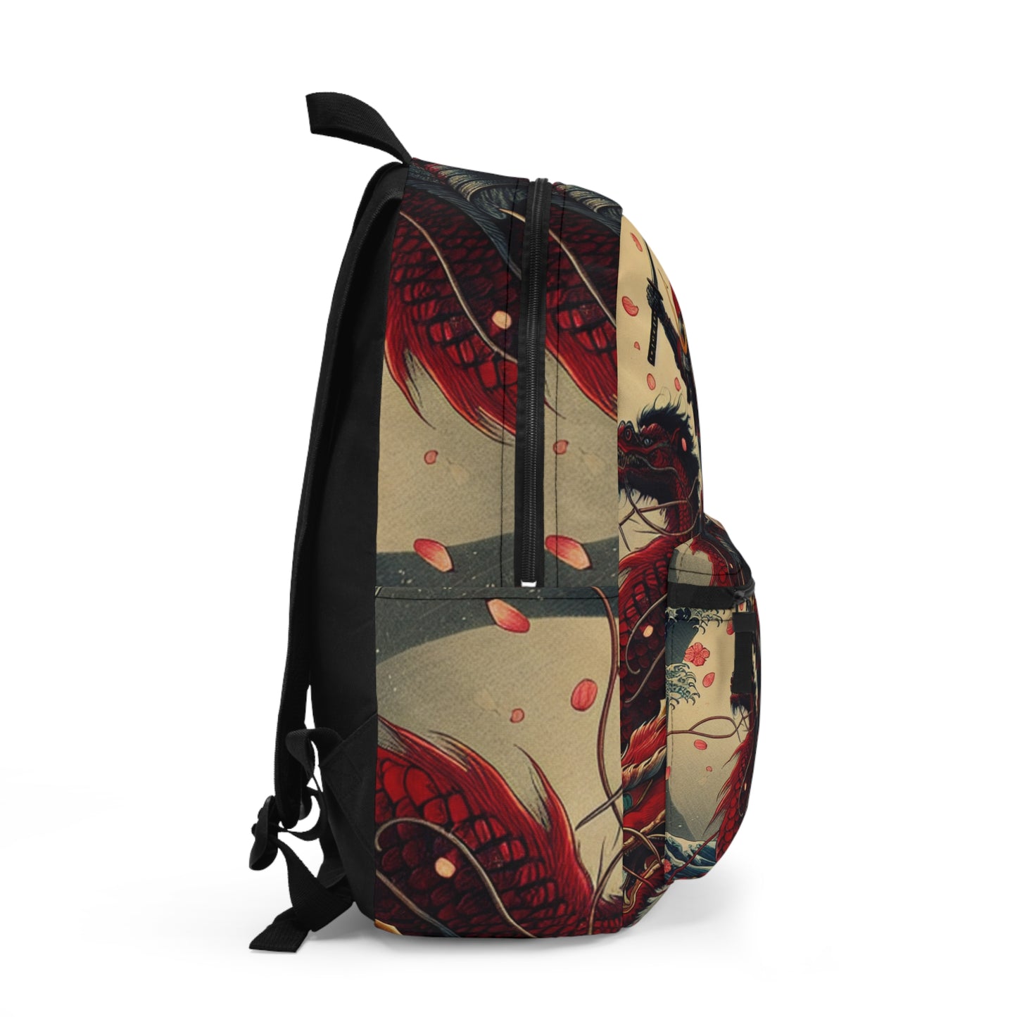 "Storming into Battle: A Samurai's Tale" - Le sac à dos Alien de style Ukiyo-e (impression sur bois japonaise)