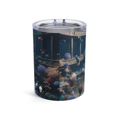 "Shipwreck Soiree: An Underwater Dance Party" - The Alien Tumbler 10oz