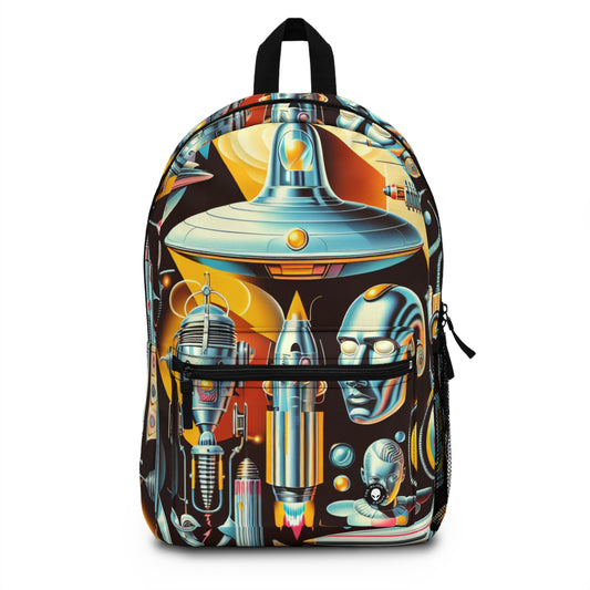 "Neon Deco: A Retro-Futuristic Utopia" - The Alien Backpack Retro-futurism