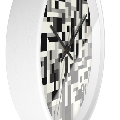 "Cityscape in Analytical Cubism" - The Alien Wall Clock Analytical Cubism