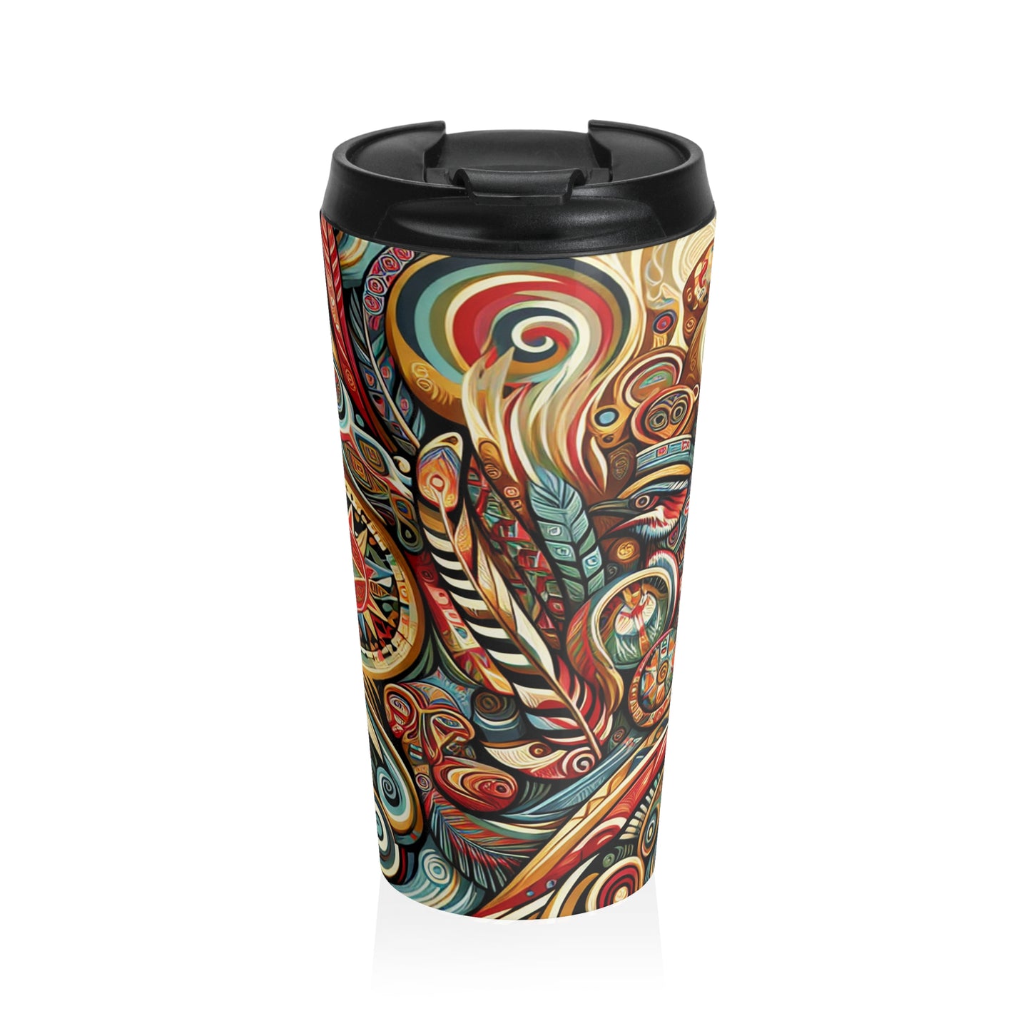 "Sacred Southwest: A Celebration of Indigenous Art" - The Alien Stainless Steel Travel Mug Indigenous Art