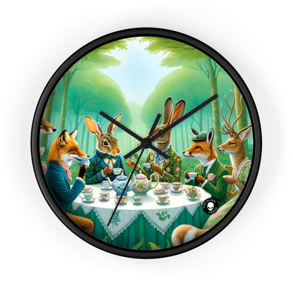 "Enchanted Tea in the Forest" - The Alien Wall Clock