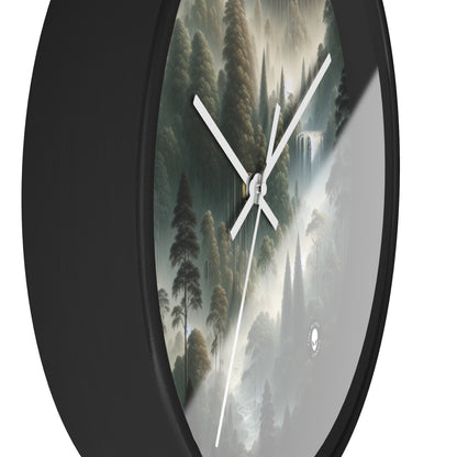 "Misty Forest Retreat" - The Alien Wall Clock