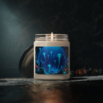 "Siren's Serenity: A Jellyfish Ballet" - The Alien Scented Soy Candle 9oz