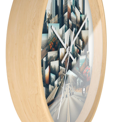 "Enchanted Forest: A Fantasy Montage" - The Alien Wall Clock Photomontage