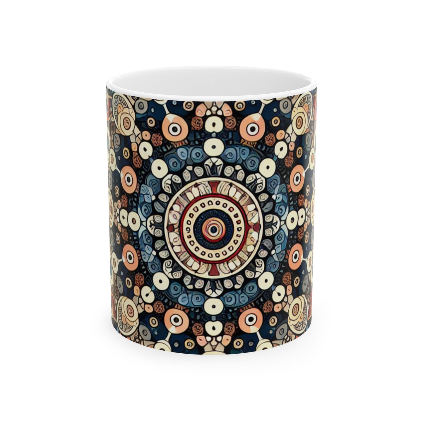 "Nature's Harmony: Floral Mandala Art" - La tasse en céramique Alien 11oz Pattern Art