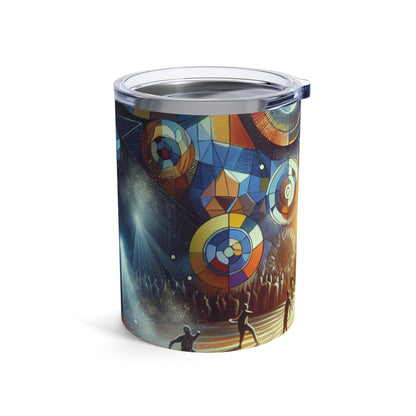 "El vuelo del artista: una danza sincronizada con la naturaleza" - The Alien Tumbler 10oz Performance Art