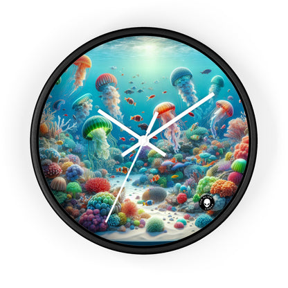 "Jellyfish Fantasy" - L'horloge murale extraterrestre