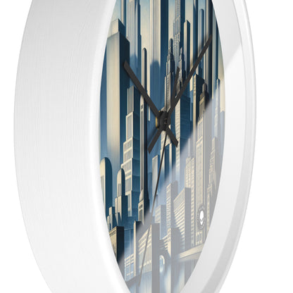 "Modern Metropolis: A Precisionism Perspective" - The Alien Wall Clock Precisionism