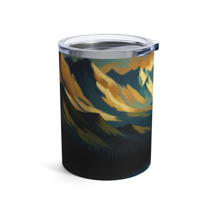 "Sentinelle silencieuse des bois ombragés" - The Alien Tumbler 10oz Tenebrism