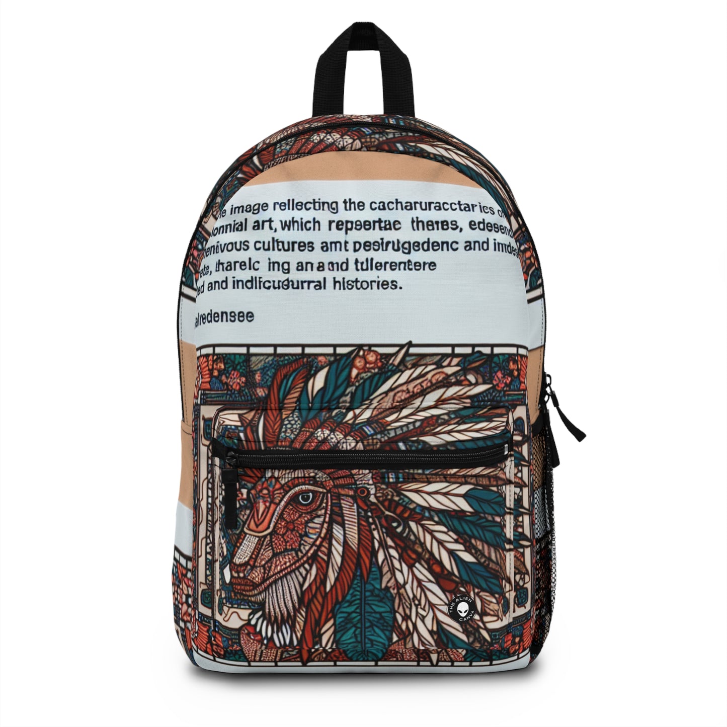 "Resilience Unveiled: A Postcolonial Celebration" - The Alien Backpack Postcolonial Art