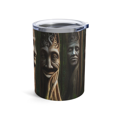 "El bosque parlanchín: conversaciones entre árboles" - Vaso Alien de 10 oz