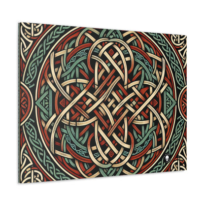 "Majestic Celtic Vision : une œuvre d'art fascinante inspirée des falaises de Moher" - The Alien Canva Celtic Art