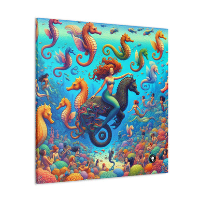 "Seahorse Serenade: Un mágico viaje submarino" - The Alien Canva