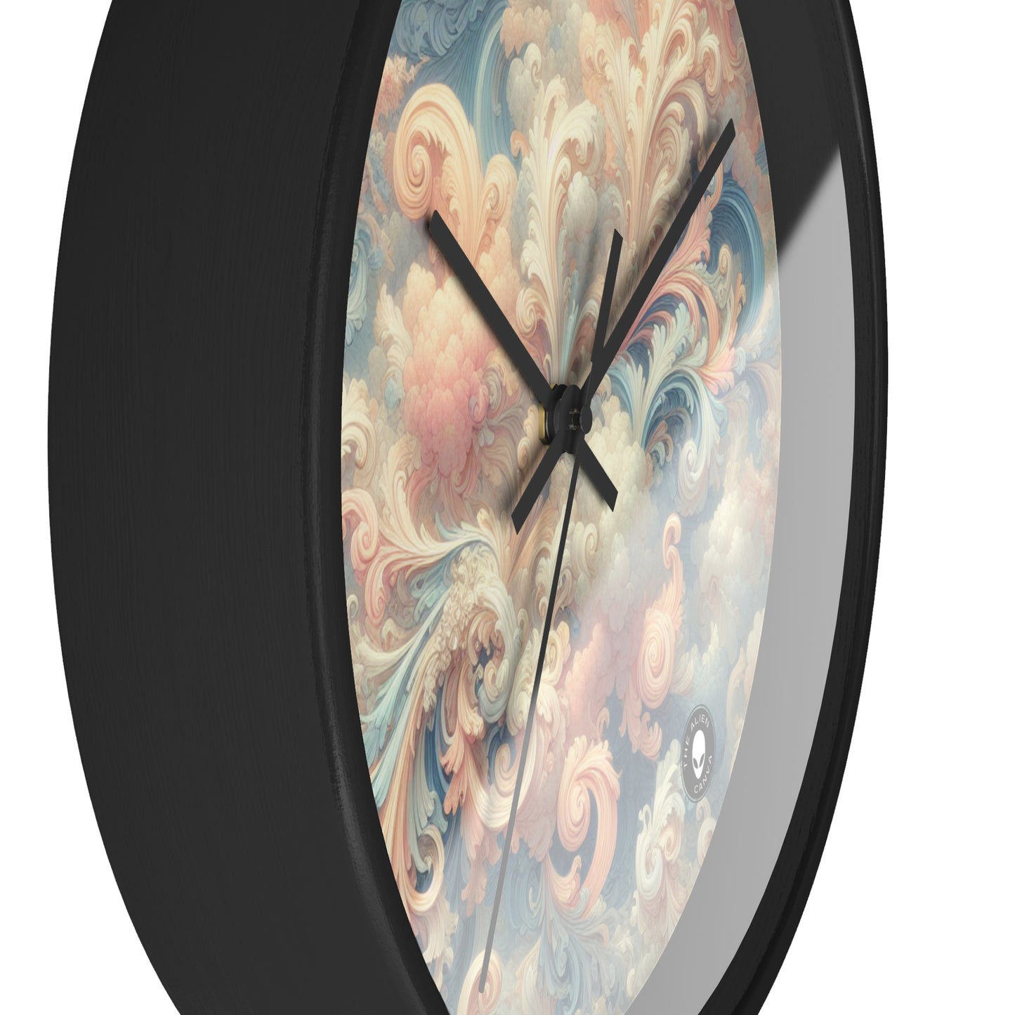 "Rococo Reverie: A Luxurious Ballroom Scene" - The Alien Wall Clock Rococo