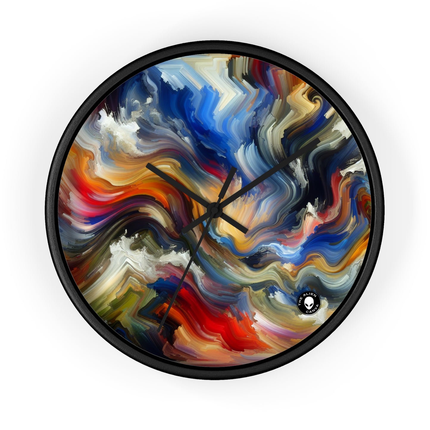 "Cacophony of Conflict" - The Alien Wall Clock Expressionism