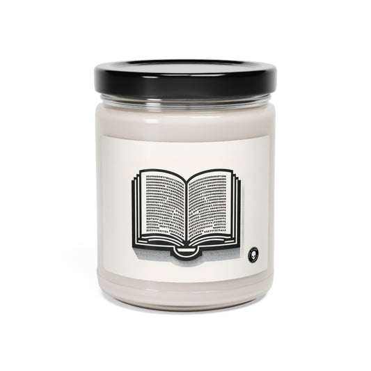 "A Singular Story: Monochrome Typography" - The Alien Scented Soy Candle 9oz Minimalism