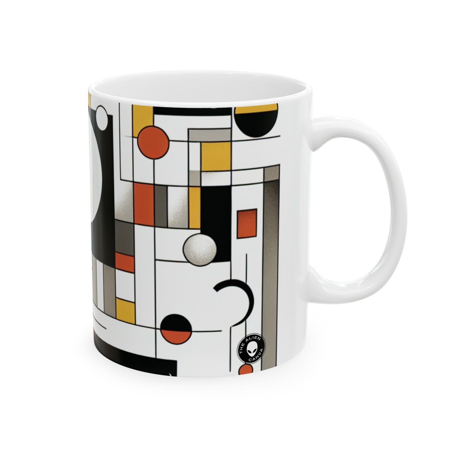 "Equilibrio en abstracto: suprematismo geométrico" - The Alien Ceramic Mug 11oz Suprematism