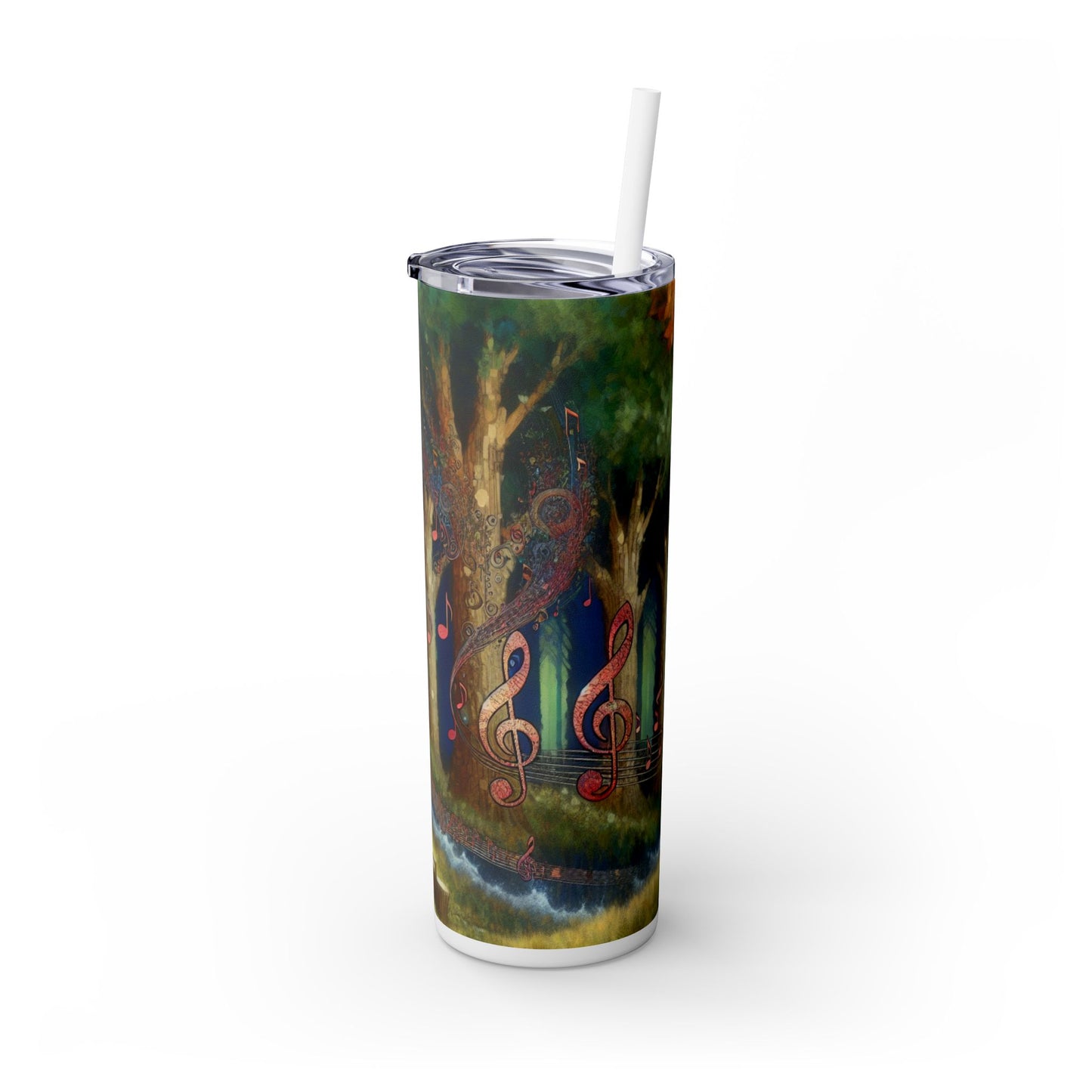 "Melodic Grove" - ​​Vaso delgado con pajita de 20 oz de Alien Maars®