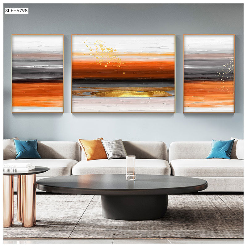 Modern Simple Living Room Decorative Painting Art Texture Fresco