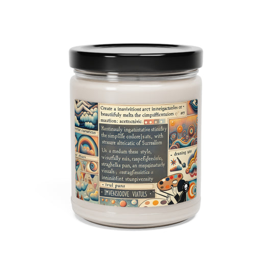 "Magical Tea Time: The Whimsical Transformation of a Teapot" - The Alien Scented Soy Candle 9oz Naïve Surrealism