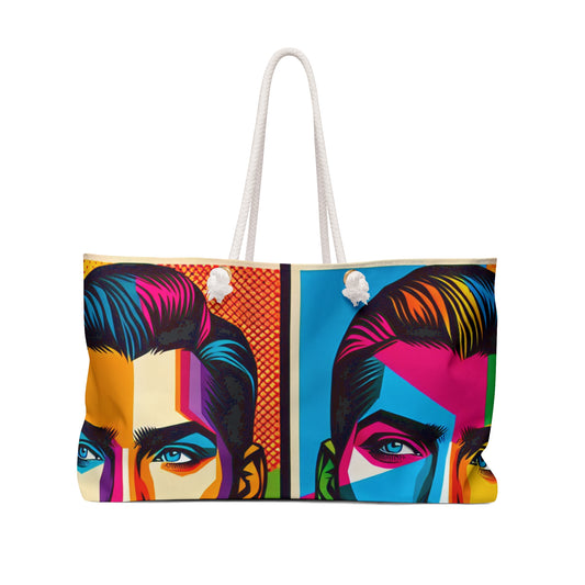 "Celebrity Pop Art Portrait" - The Alien Weekender Bag Pop Art Style