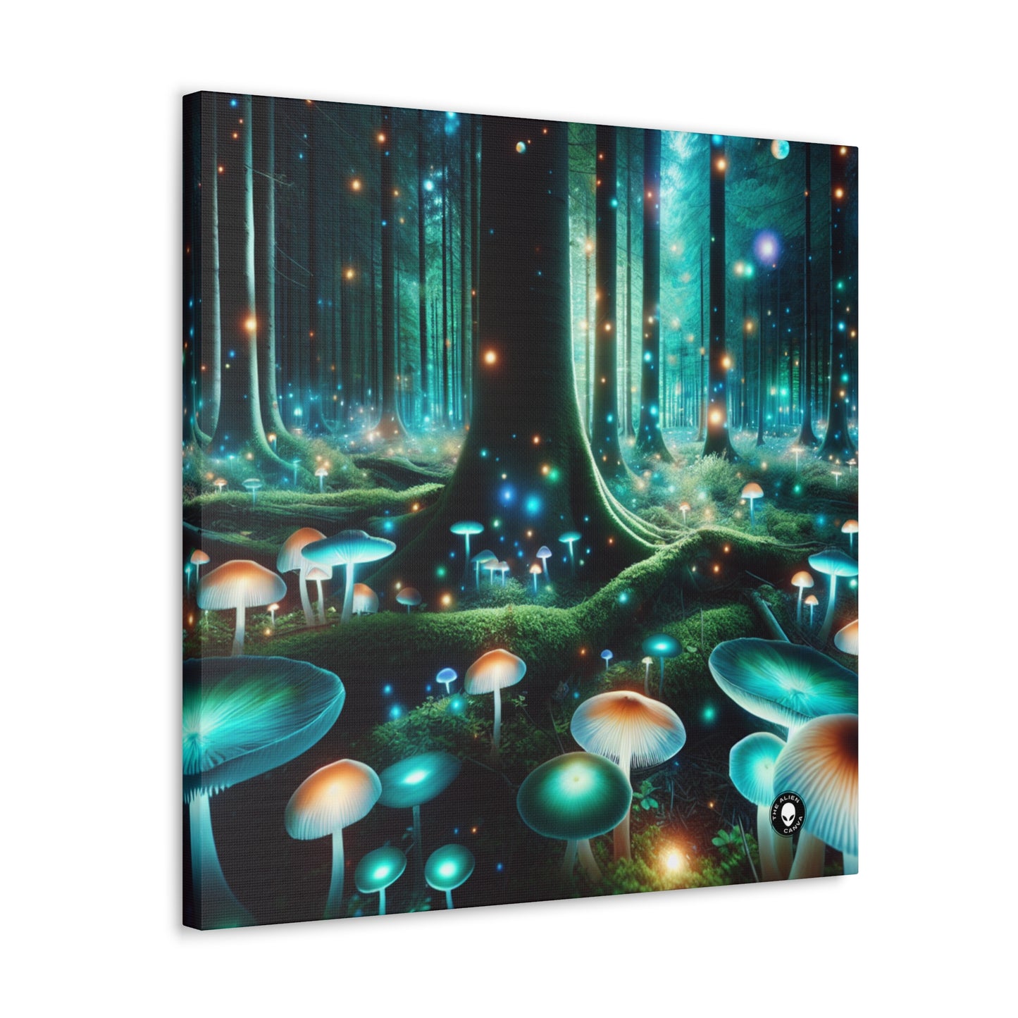 "Enchanted Night in the Fungus Forest" - The Alien Canva