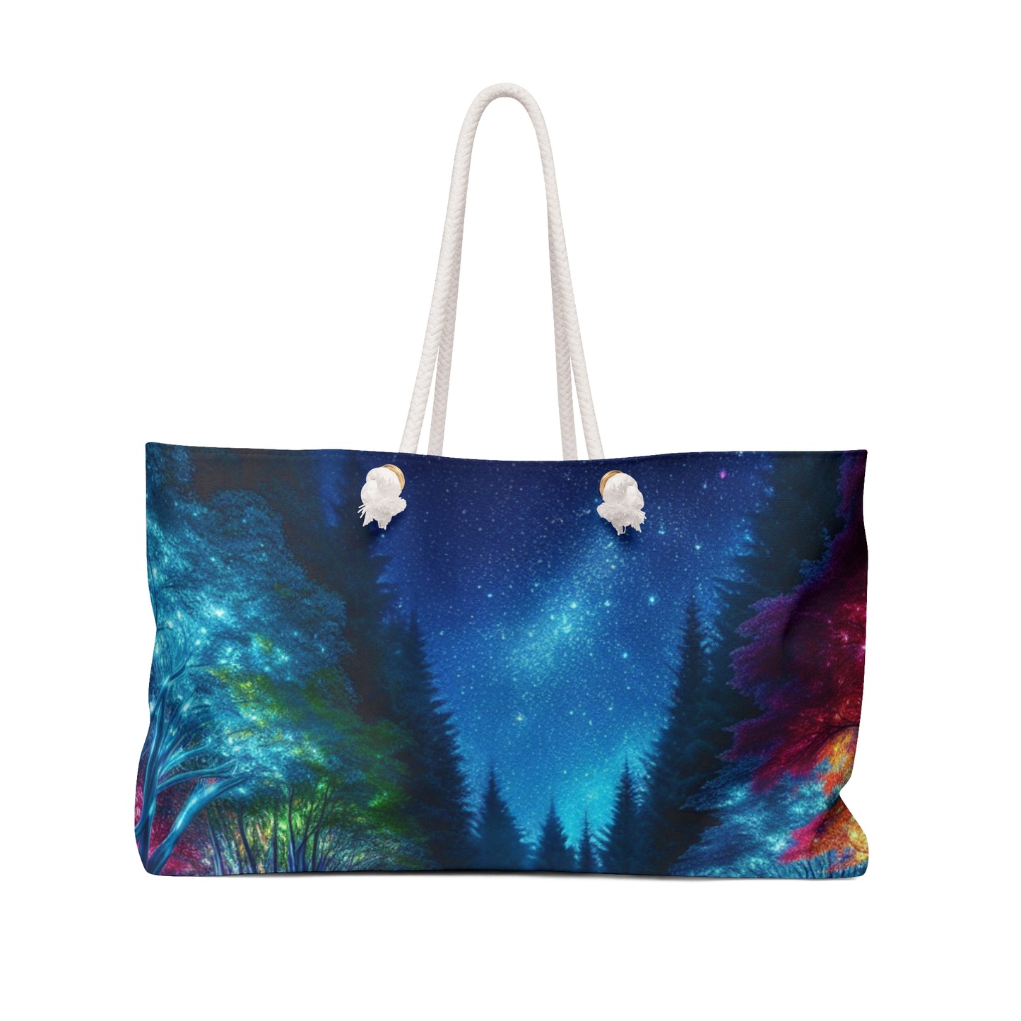 "Crystal Glow: The Enchanted Forest" - The Alien Weekender Bag