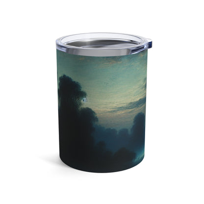 "Misty Twilight : Un voyage tonaliste dans une sérénité silencieuse" - The Alien Tumbler 10oz Tonalism