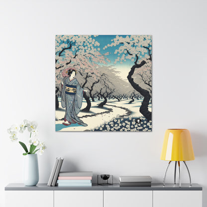 "Blossoming Sky" - The Alien Canva Ukiyo-e (impression japonaise sur bois)