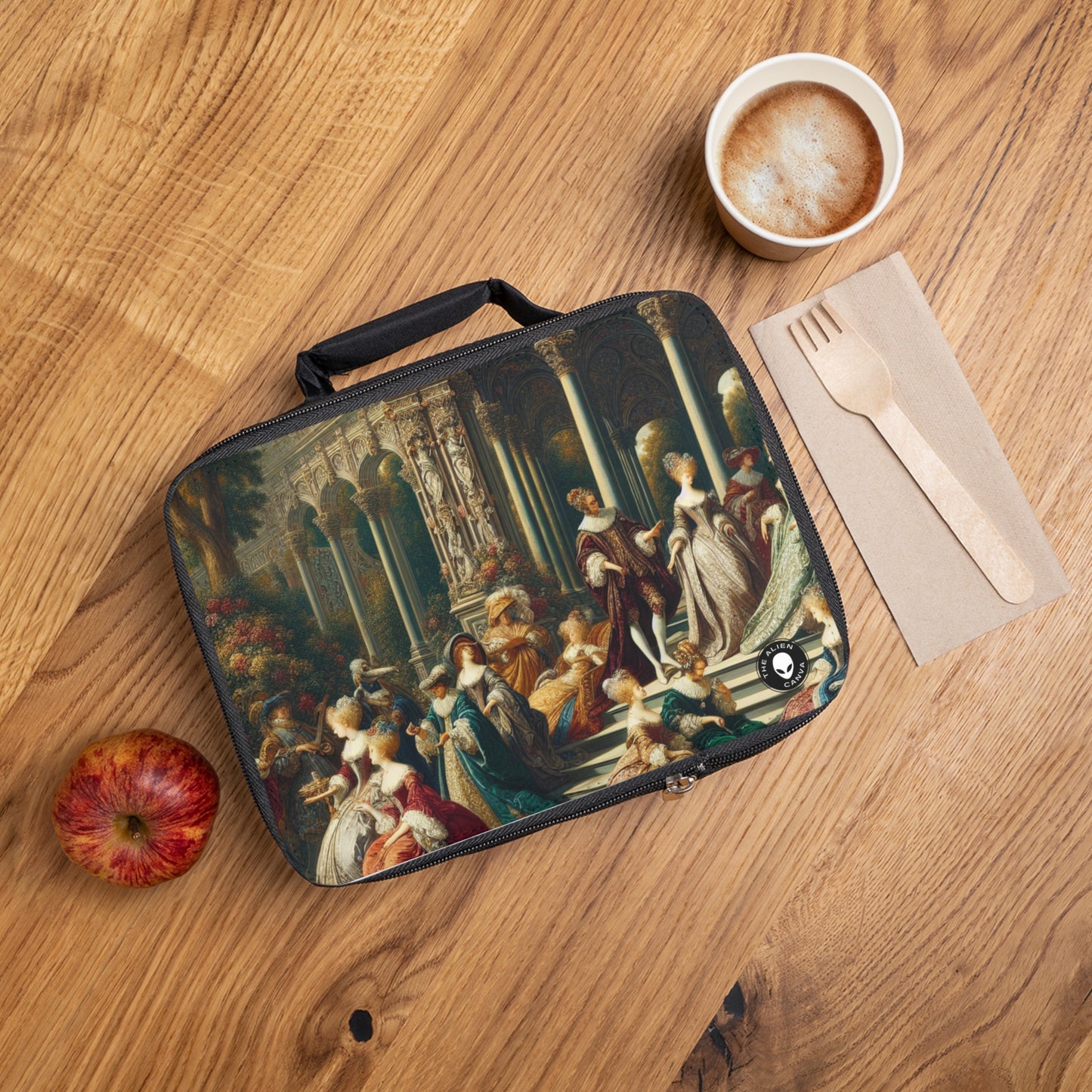 "Regal Elegance: A Gothic Inspired Garden Portrait"- The Alien Lunch Bag International Gothic