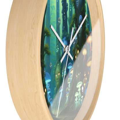 "Forêt Enchantée" - L'Horloge Murale Alien