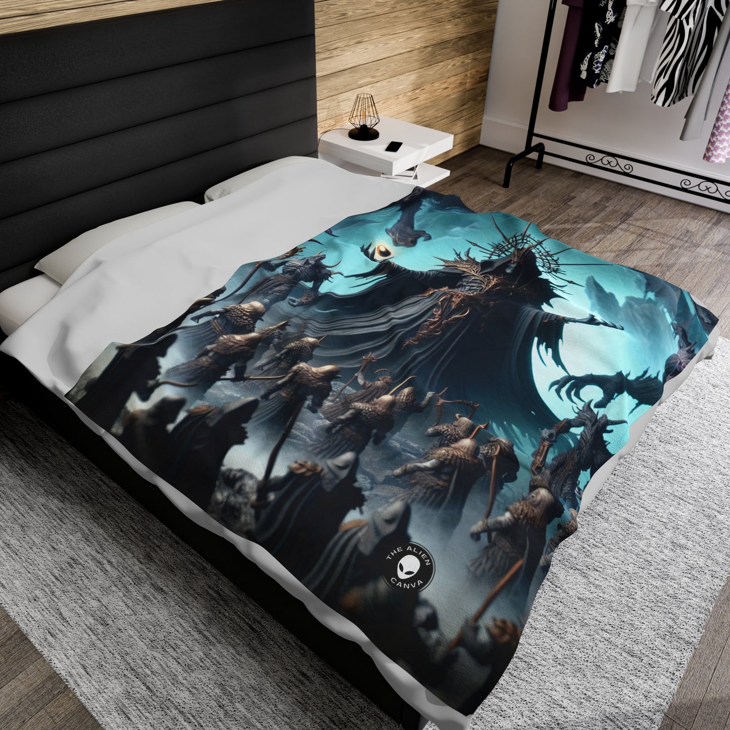 "The Battle for the One Ring" - The Alien Velveteen Plush Blanket