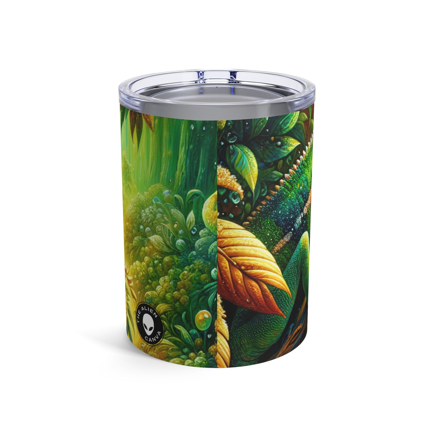 "Vibrant Woods and the Chameleon Camouflage" - The Alien Tumbler 10oz