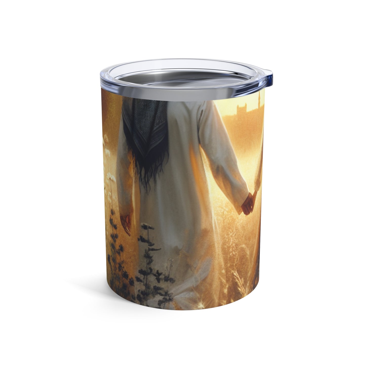 "Dulce atardecer de verano" - El vaso alienígena de 10 oz estilo romanticismo