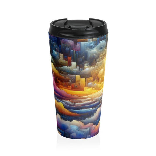 "Metamorphosis: A Journey of Growth and Change" - The Alien Stainless Steel Travel Mug Symbolism