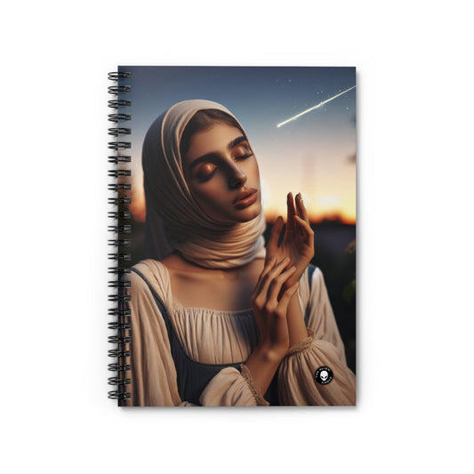 "Glow of the Golden Sunset" - The Alien Spiral Notebook (Ligne Lignée) Romantisme