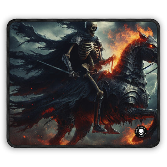 "Cavalry of the Night". - The Alien Gaming Mouse Pad Gothic Art