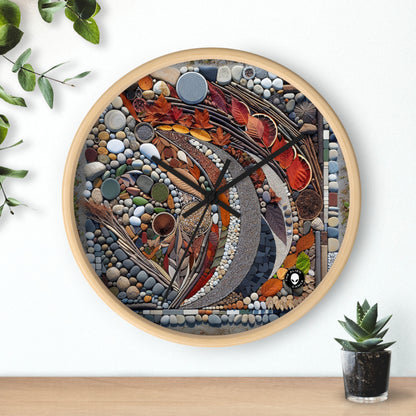 "Nature's Urban Canvas" - The Alien Wall Clock Land Art